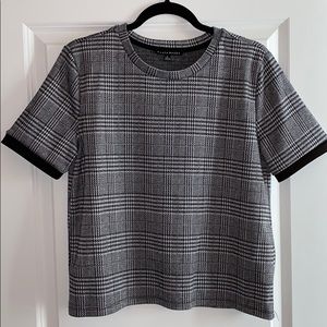 Black & White checkered blouse